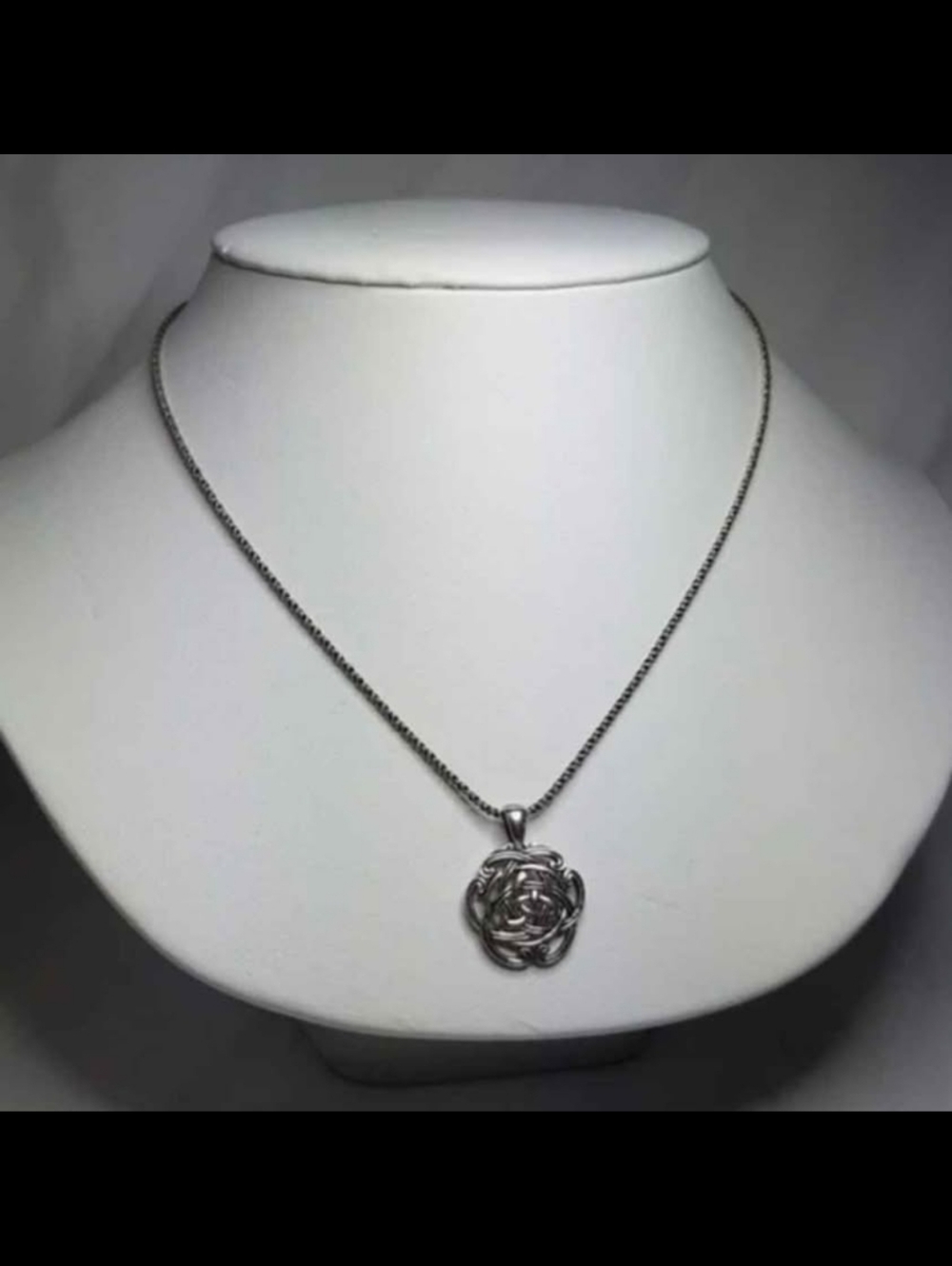 Celtic Triquerta Sterling Silver Necklace